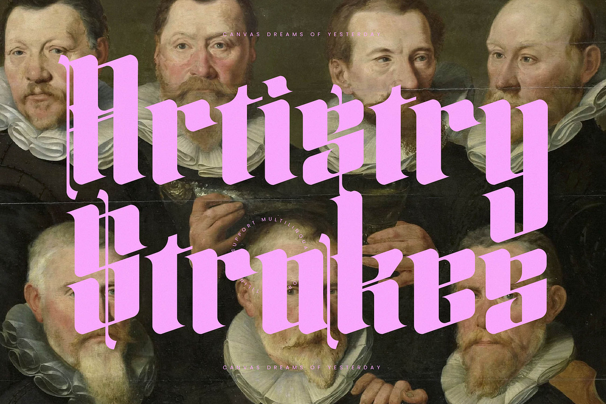 Silakins Blackletter Display, a Blackletter Font by timelesstype.co (Photo 14 of 20)