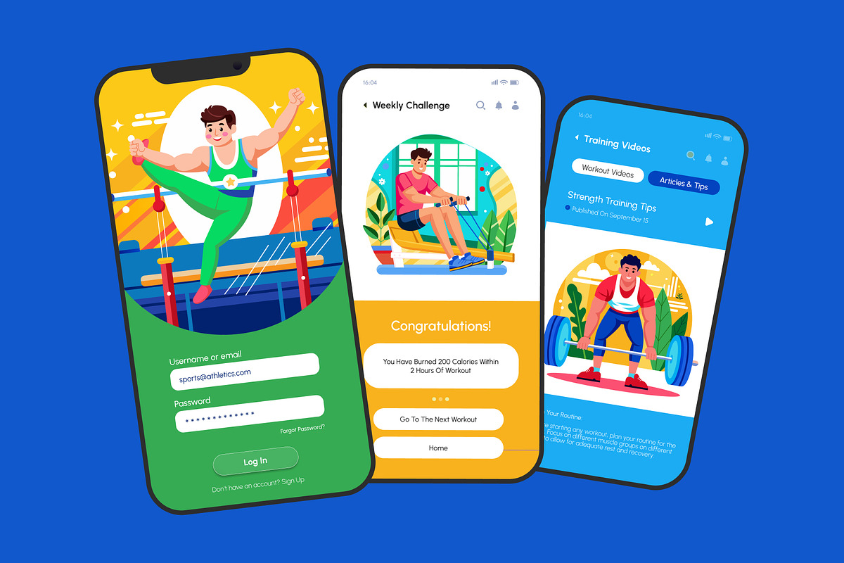 Bundle of Sports and Athletics Pack, a Sport Illustration by Creative Stall (Photo 5 of 10)