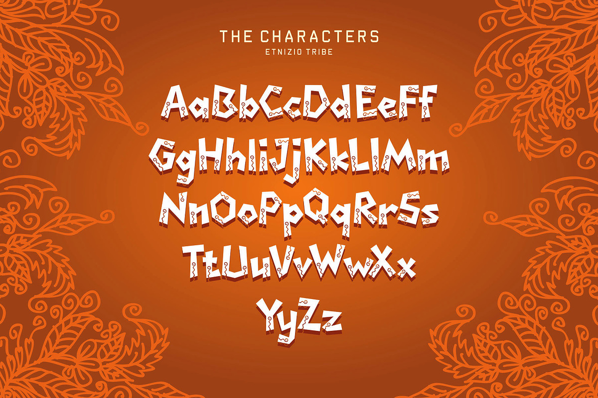 Etnizio - A Fancy Ethnic Font Duo, a Font by nIznaztype (Photo 7 of 8)