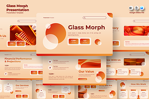 Glass Morph - Google Slides Template, a Presentation Template by Iqsiart Studio