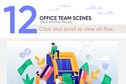 Office Team Vector Scenes, a Landing Page Template by PavelVinnik (Thumbnail 2 of 3)