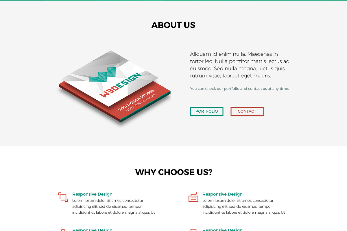 Studio Website Isometric PSD, a Websites & App Template by W3D Design (Photo 2 of 6)