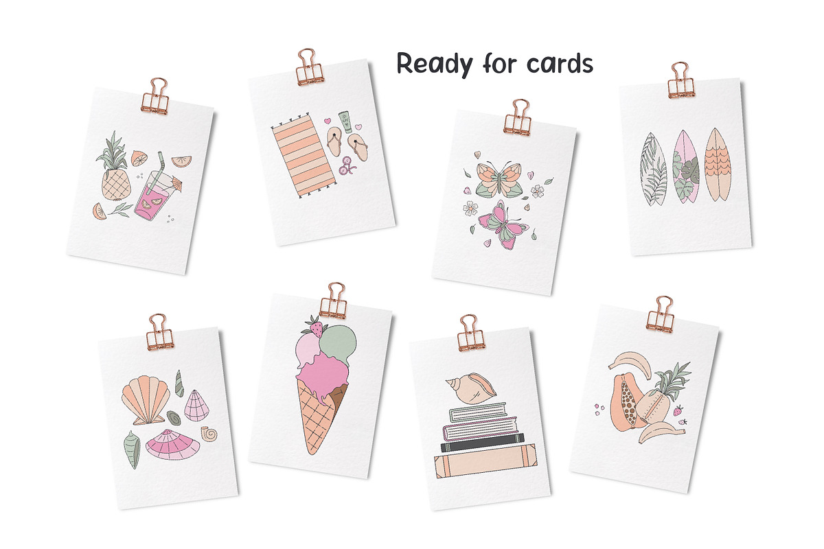Vacay all the way! AI, JPEG, PNG., an Illustration by Sentimental postman (Photo 10 of 16)