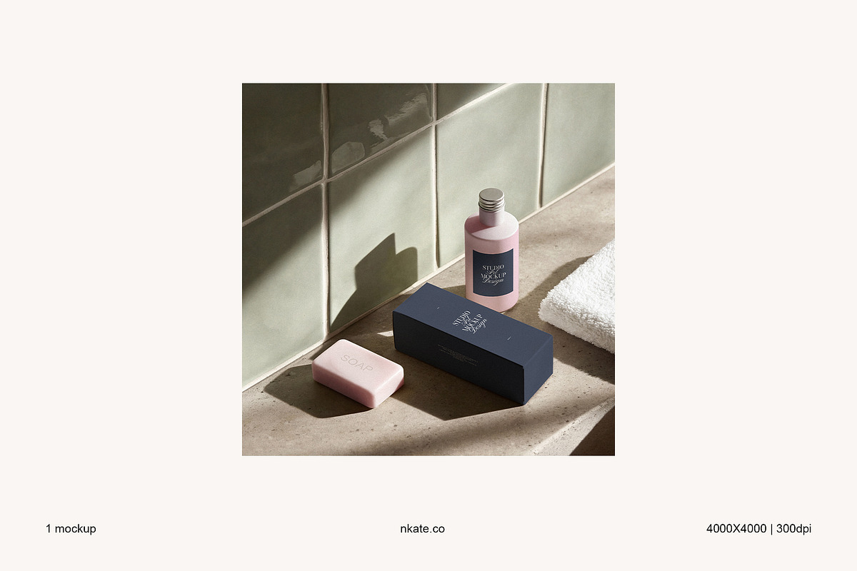 Bathroom Packaging Mockup, a Packaging Mockup by nkate (Photo 4 of 6)