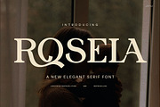 Rosela Modern Serif Font Typeface, a Serif Font by Graphicxell (Thumbnail 1 of 8)