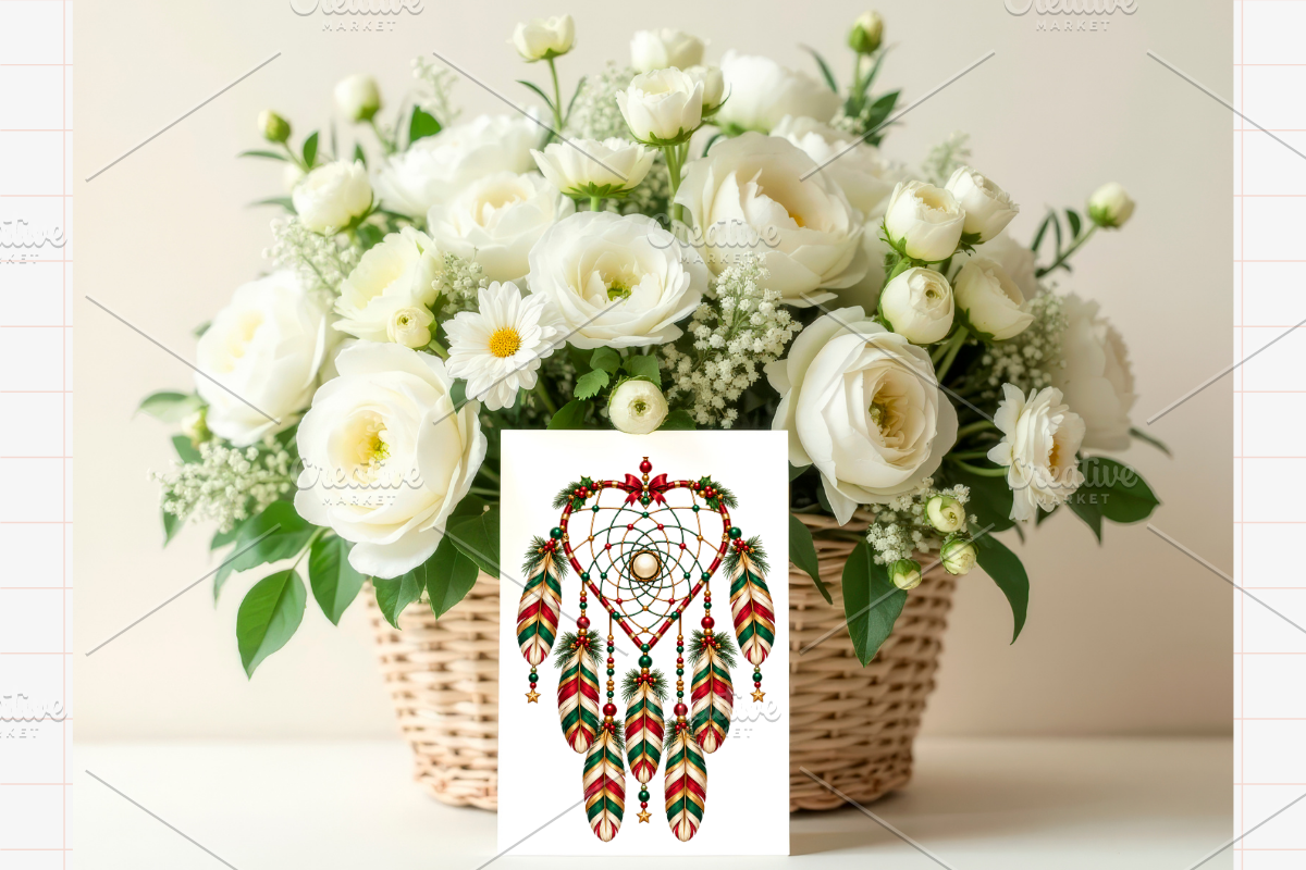 Christmas Dream Catcher Bundle, a Seasonal Illustration by Ink Gallery (Photo 8 of 10)