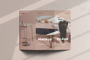Tri-Fold DL Brochure Mock-up, an Advertising Mockup by zippypixelstudio (Thumbnail 14 of 16)