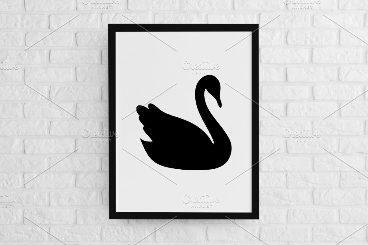 Swan Silhouette SVG, an Animal Illustration by newminddesign (Photo 2 of 3)