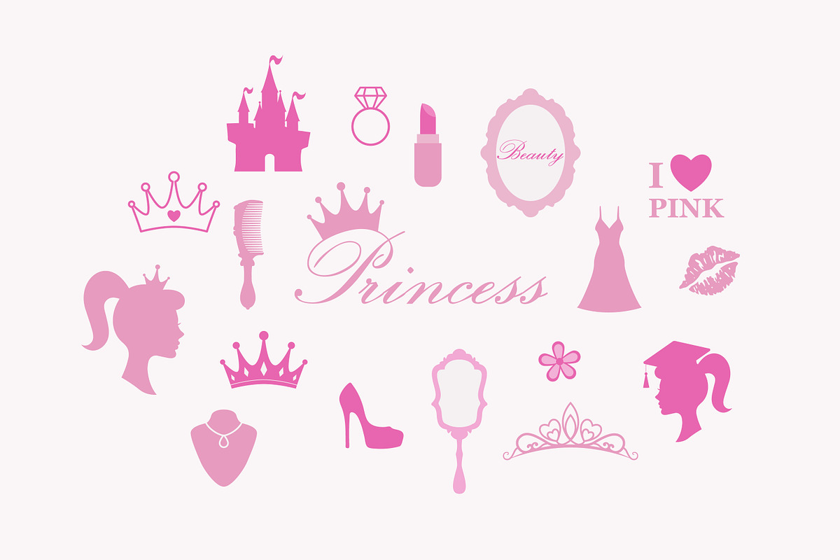 Baby girl - Barbie inspired vectors, a Decorative Illustration by yabluko_draws (Photo 1 of 5)