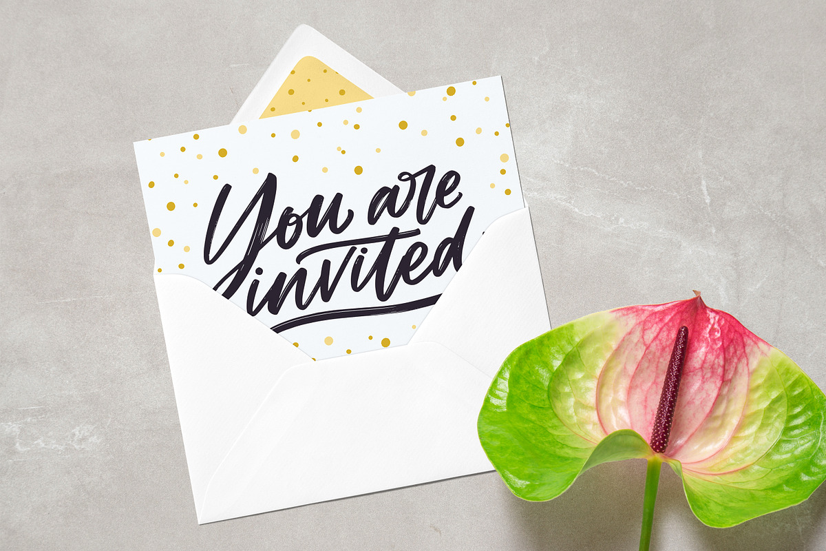 You are invited wedding lettering, a Decorative Illustration by Good Studio (Photo 3 of 3)