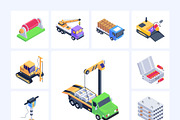Mining Machinery Isometric Icons, an Emoji Icon by Vectors Market (Thumbnail 8 of 9)
