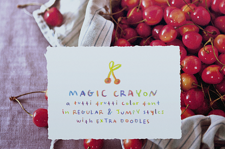 Magic Crayon SVG color font