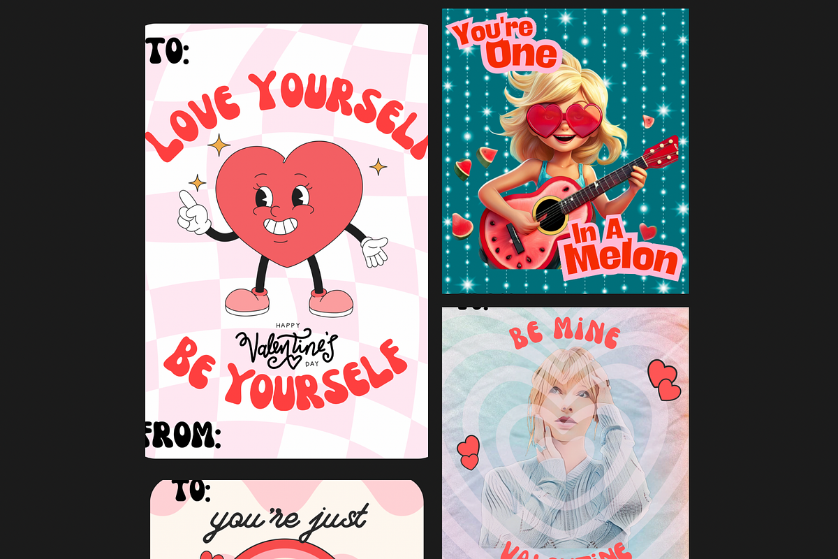 107 Valentine Cards, a Card Template by Kink Ink Designs (Photo 2 of 7)
