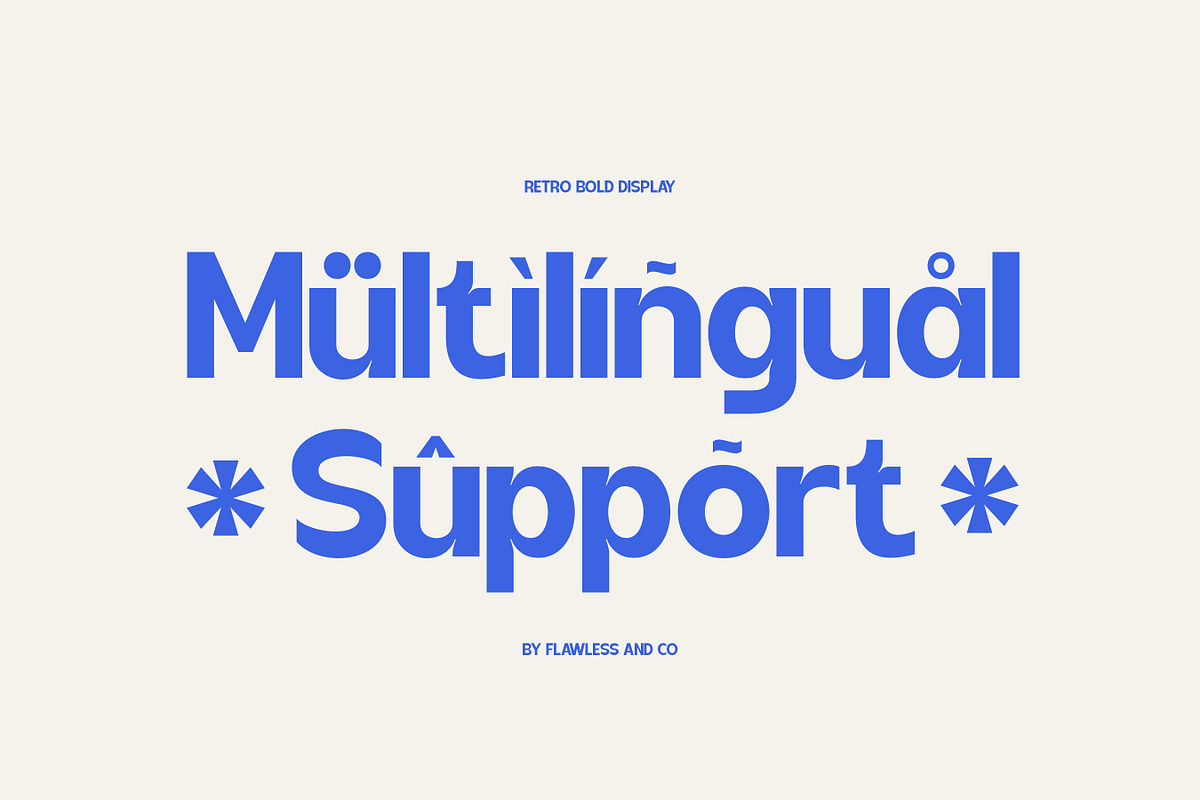 Morvi - Retro Bold Display Font, a Font by Flawless And Co (Photo 8 of 10)