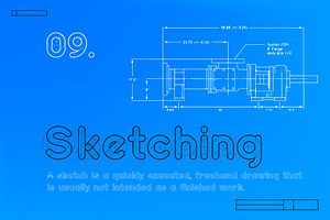 Planny Blueprint Font