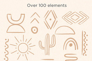 Desert Boho Illustrations & Patterns