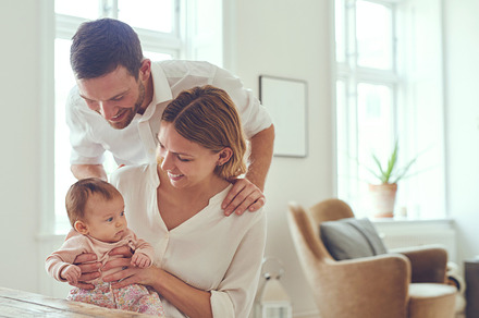 Babies are little armfuls of joy stock photo containing adorable and adult, a Person Photo by Stefan & Janni
