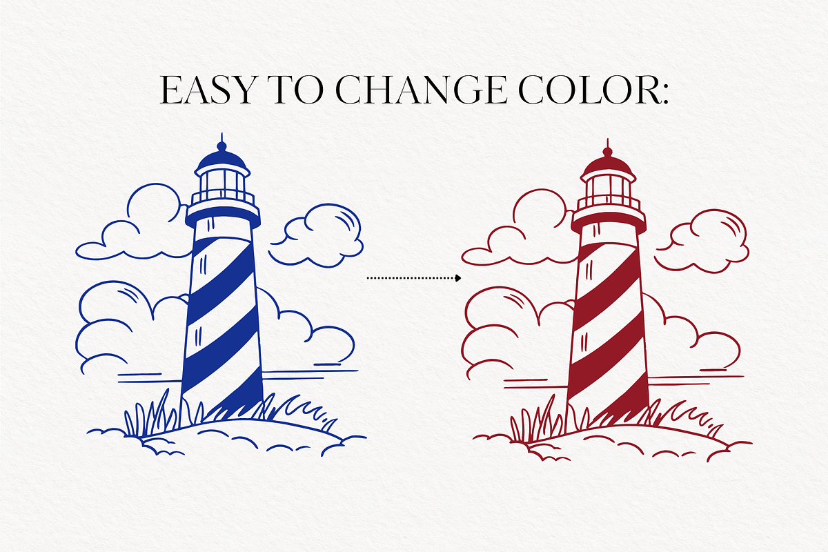 Coastal Clipart Bundle, an Illustration by TatiMockup (Photo 5 of 7)