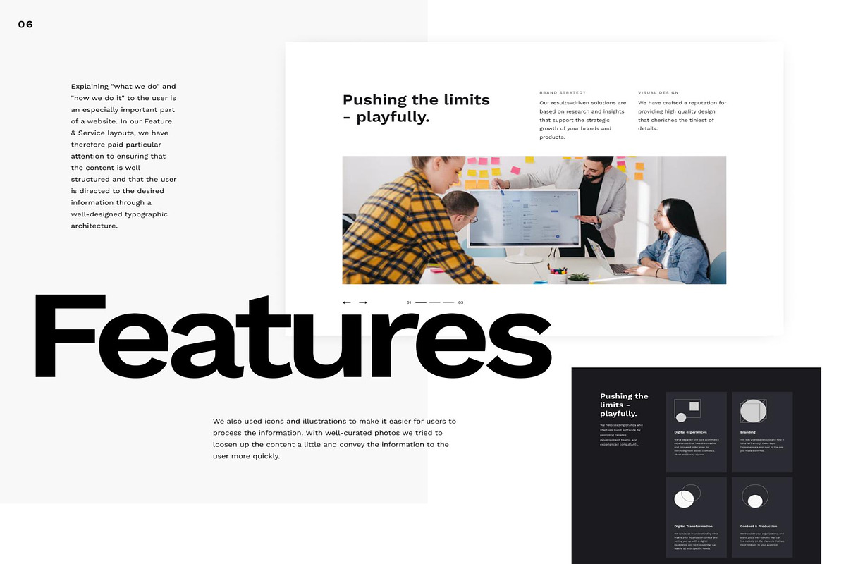 Werk UI 110 modern website layouts, an UI Kit Template by Lumina_ui_ux202 (Photo 5 of 10)