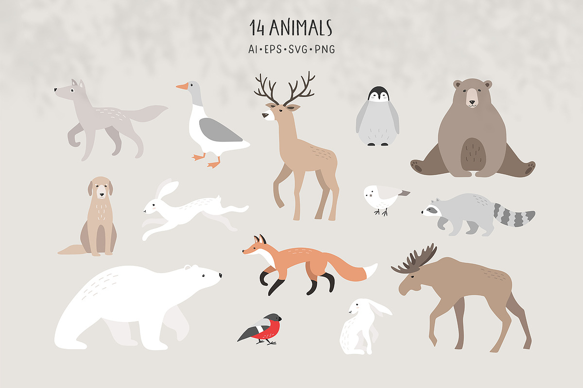 Scandi Christmas. Winter collection, a Seasonal Illustration by Kreker Kate (Photo 4 of 11)