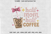 Half Mom Half CoffeeIce Latte Design, an Illustration by Moss Rose (Thumbnail 1 of 3)