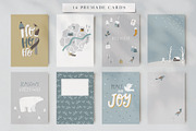 Scandi Christmas maps, cards creator, an Animal Illustration by Tabita's shop (Thumbnail 9 of 17)
