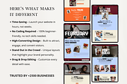 Bold Wix Website for Creative Agency, a Wix Template by AdvertFox (Thumbnail 3 of 10)