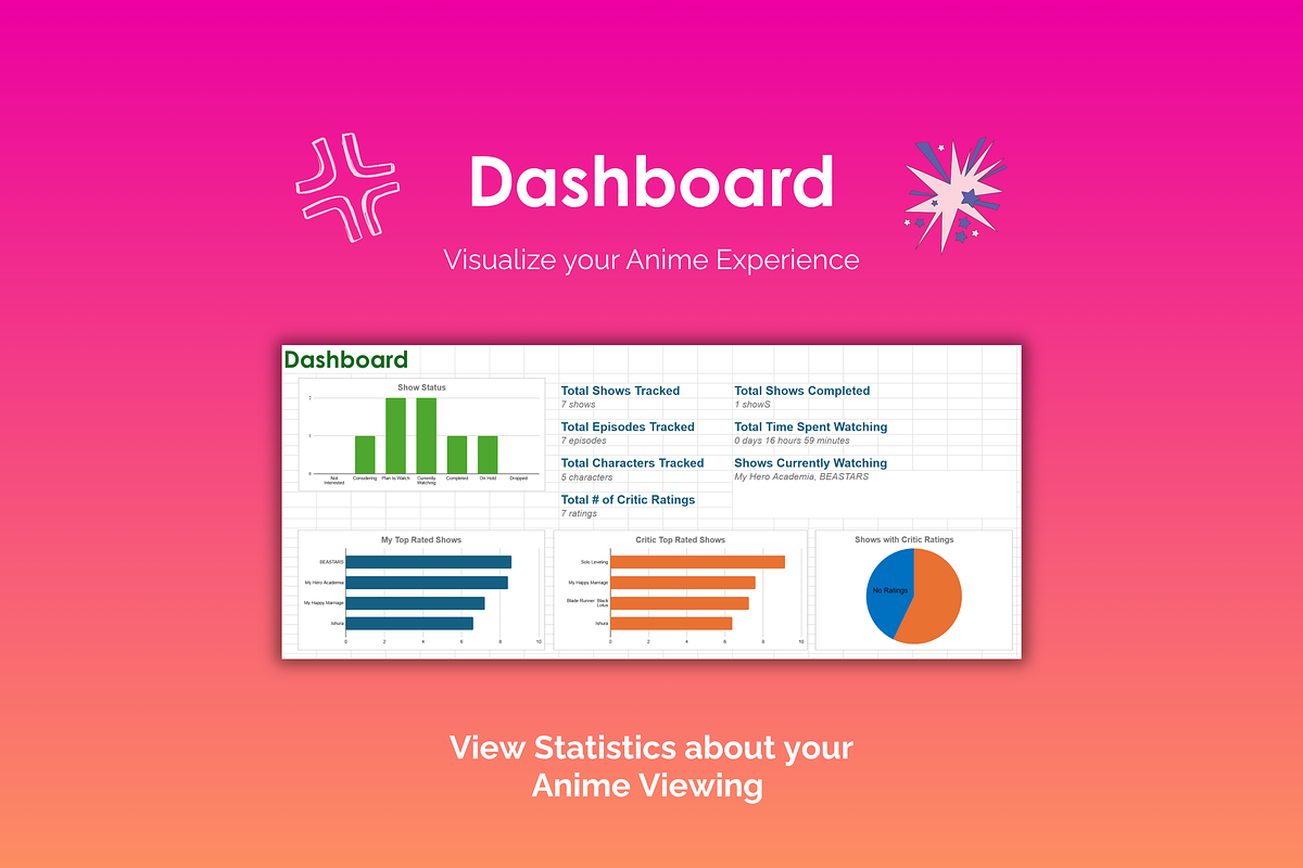 Anime Tracker - Google Sheets preview 7