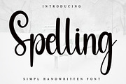 Spelling, a Handwritten Font by FreshTypeINK (Thumbnail 1 of 6)