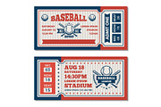 Tickets design template at baseball tournament, a Background Graphic by Onyx (Thumbnail 1 of 2)