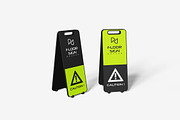 Floor Sign Mockup, a Product Mockup by MrLetters (Thumbnail 4 of 5)