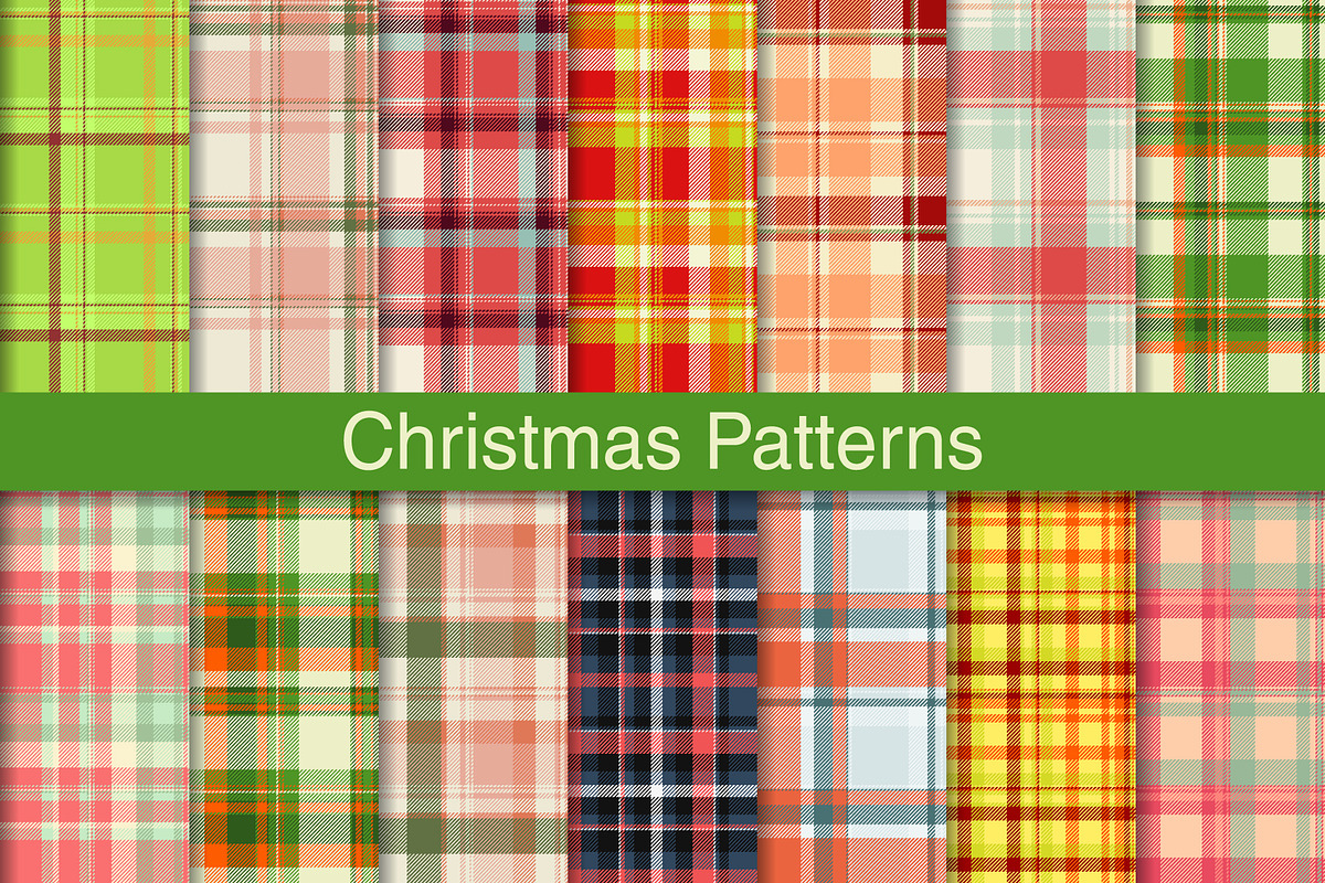 #145 Christmas Plaid Patterns, a Pattern Graphic by Plaid4You (Photo 1 of 5)