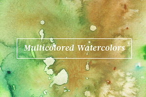 Abstract Watercolor Textures Pack, a Texture Graphic by Cassandra Cappello