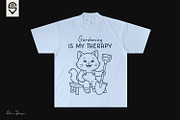 Cute cat gardener with a shovel, a Graphic by shaondesigns (Thumbnail 3 of 4)