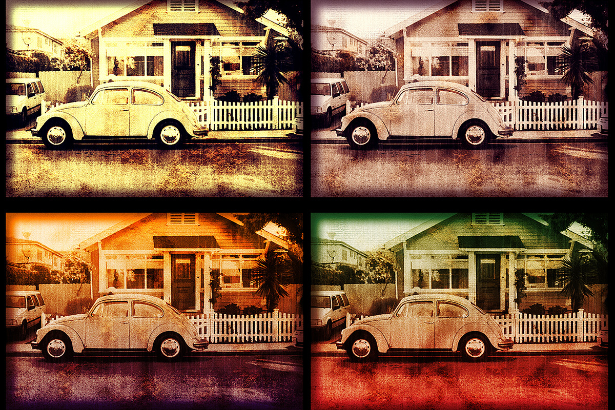 Old Fashioned Grunge Photoshop Actio, an Action Add-On by Kseniya-Omega (Photo 8 of 8)