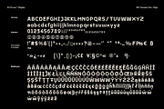 AO Exora - Experimental Stencil, a Sans Serif Font by OwunStudio (Thumbnail 3 of 17)