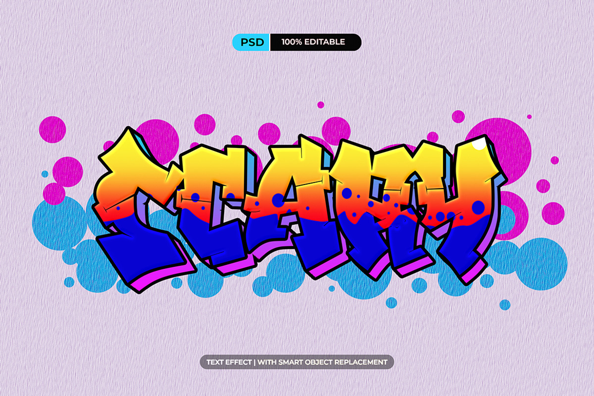 Graffiti PSD Text effect, a Layer Style Add-On by Artlogs x Modaldesain (Photo 2 of 3)