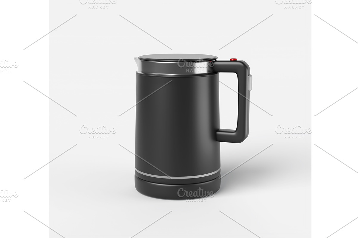 Kitchen electric kettle 3d render, a Technology Illustration by Marozhkastudio