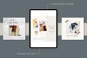 CLASSY Paper Based Instagram Creator, a Social Media Template by SNIPESCIENTIST (Thumbnail 7 of 33)