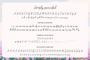 Simply Peaceful Thin Monoline Script, a Script Font by Kaya Fonts (Thumbnail 29 of 30)