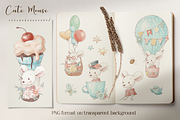 Cute woodland animals clipart., an Animal Illustration by Yuliya Art (Thumbnail 12 of 19)