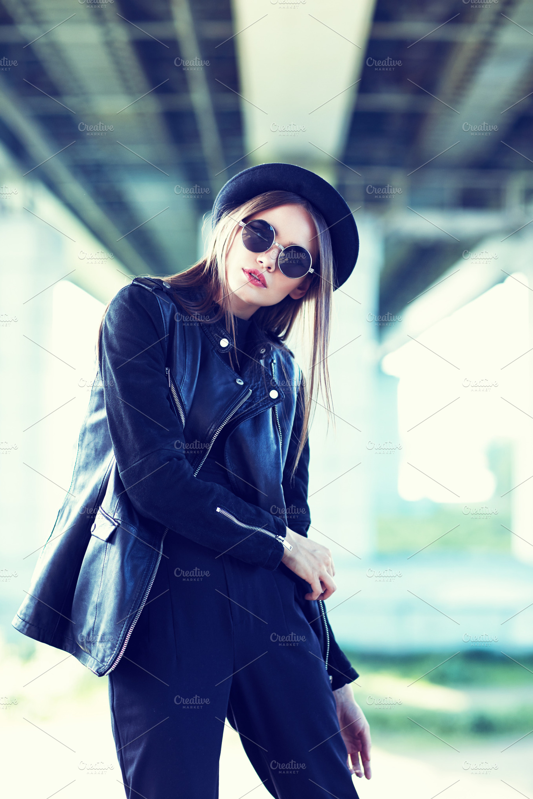 Young woman in sunglasses outdoor containing sunglasses, woman, and fashion, a Beauty & Fashion Photo by MaxFrost