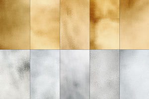 Gold & Silver Foil Textures