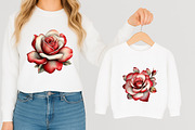 Valentine Rose Flower, an Illustration by designcity5 (Thumbnail 5 of 5)