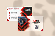 Simple and stylish corporate, a Business Card Template by Vitoria's Collection (Thumbnail 4 of 4)