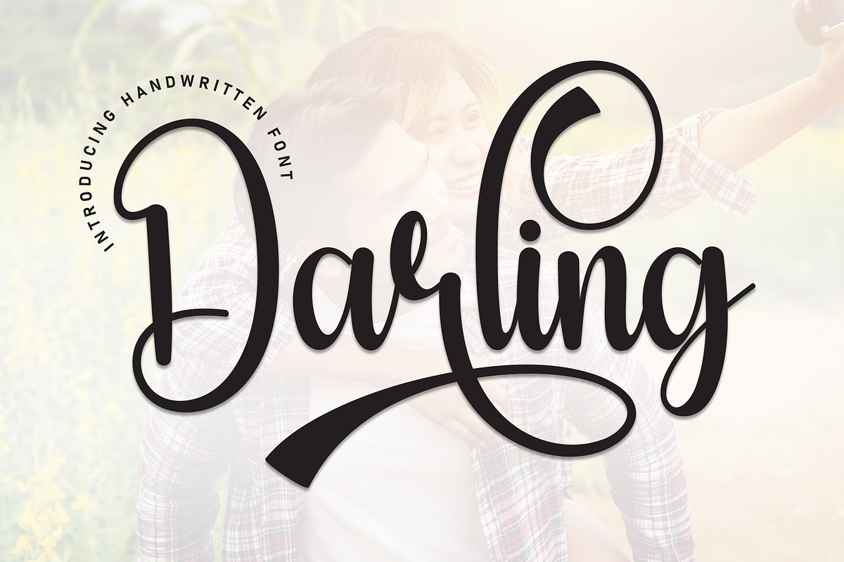 Darling | Script Font, a Handwritten Font by Scratchones (Photo 1 of 9)