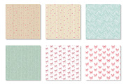 Pink Bow Coquette Hearts Digital Pap, an Illustration by CraftArtStudio (Thumbnail 2 of 3)