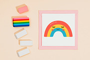 20 Cute Rain Cloud Sun Star Rainbow, a Decorative Illustration by jongcreative (Thumbnail 7 of 9)