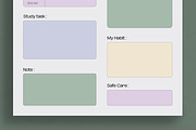 Study Planner Layout, a Stationery Template by ContestDesign (Thumbnail 3 of 3)