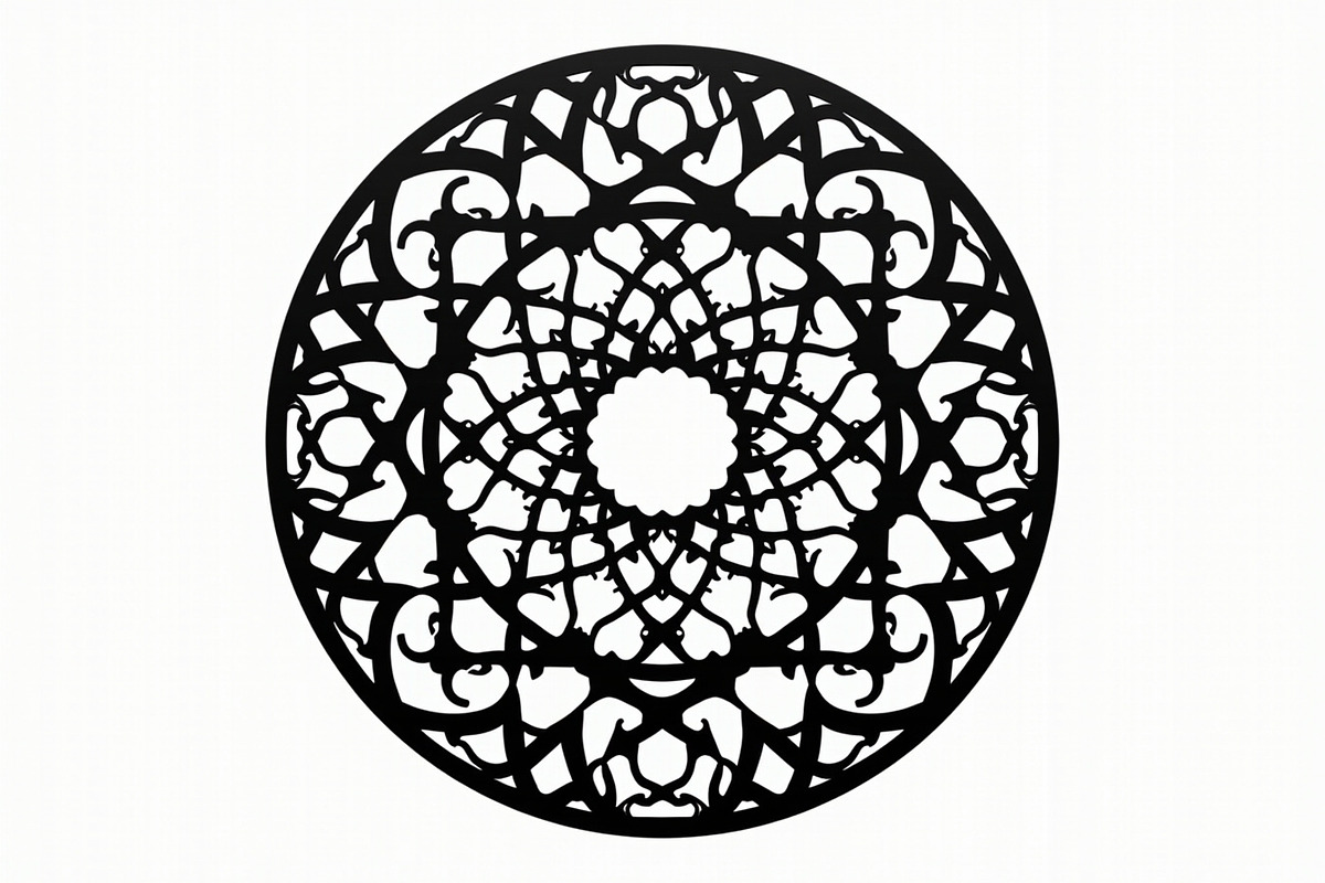 Circular Geometric Laser Cutting Bun, an Object Graphic by Creativeshirt (Photo 11 of 17)